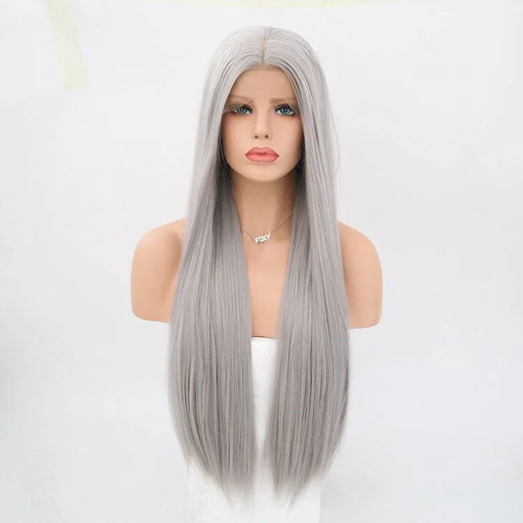 Synthetic wigs for warm climates-VIP - Synthetic Lace Front Wig