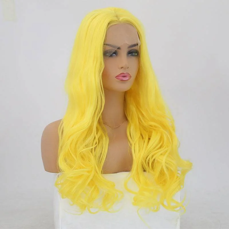 Synthetic wigs with wavy texture-VIP - Synthetic Lace Front Wig