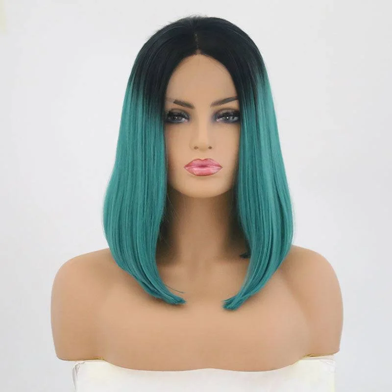 Synthetic wigs with velour feel-VIP - Synthetic Lace Front Wig