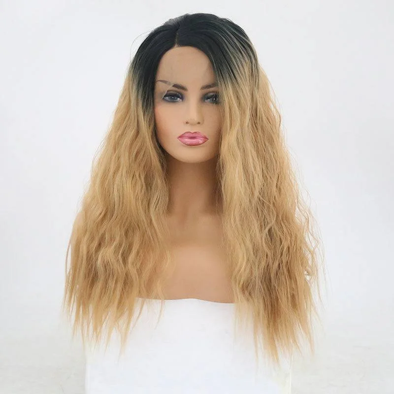 Synthetic wigs for polished look-VIP - Synthetic Lace Front Wig