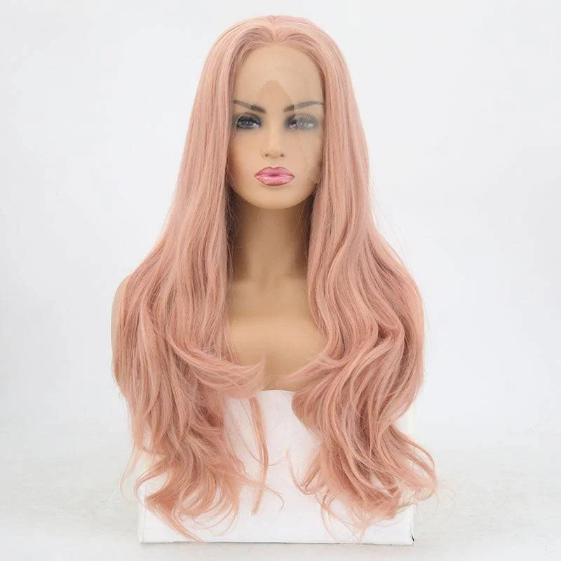 Silky synthetic wigs long-VIP - Synthetic Lace Front Wig