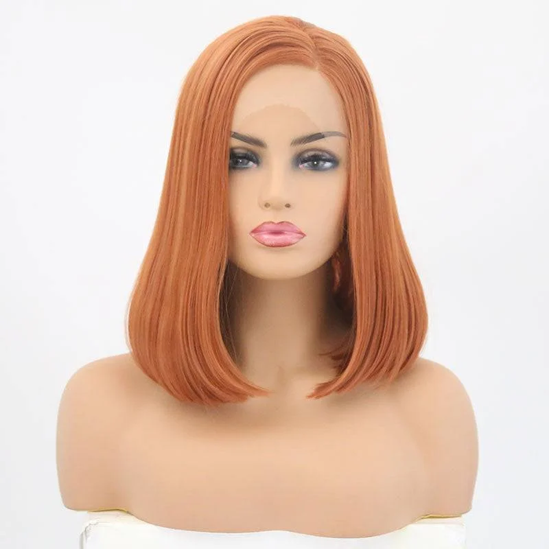 Synthetic wigs with zigzag part-VIP - Synthetic Lace Front Wig