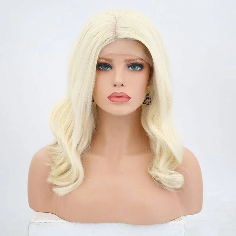 Synthetic wigs for carnival events-VIP - Synthetic Lace Front Wig Blonde