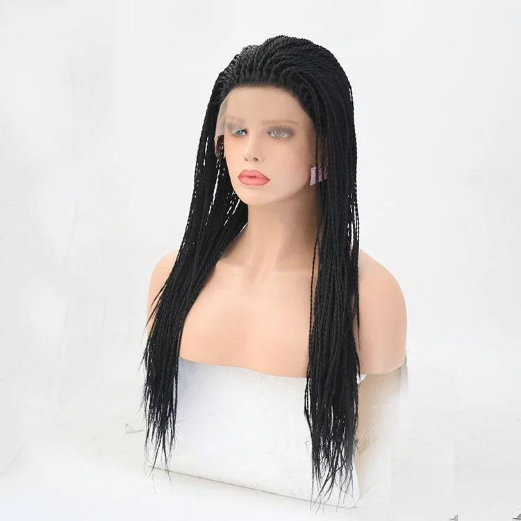 Synthetic wigs for urban vibe-VIP - Synthetic Lace Front Wig Braided