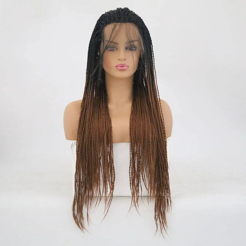 Synthetic wigs for royal cosplay-VIP - Synthetic Lace Front Wig Braided