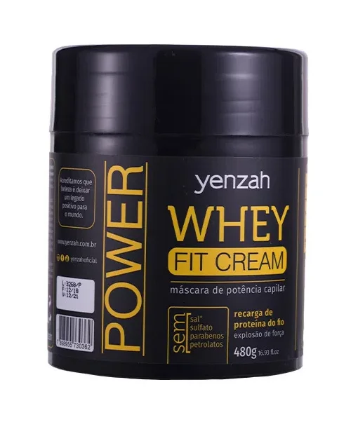 How to fix hair after bleaching-Protein Wires Recharge Power Whey Fit Reconstruction Cream Mask 480g - Yenzah